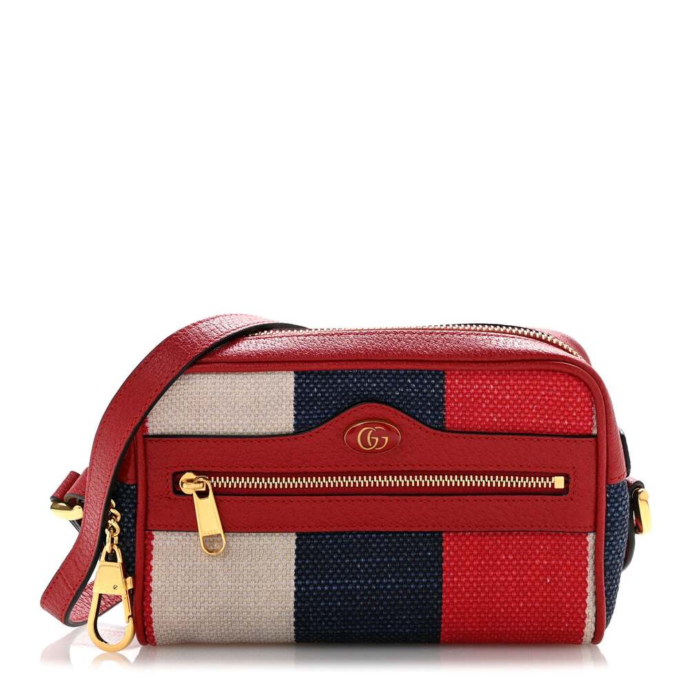 Gucci Canvas Sylvie Stripe Mini Ophidia #264696G49B